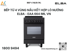Bếp Từ Đa Điểm Kết Hợp Lò Nướng ELBA EAA 664 IML VN - Nhập Khẩu Ý 